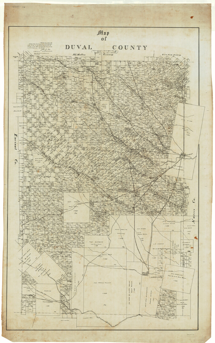 4936, Map of Duval County, General Map Collection