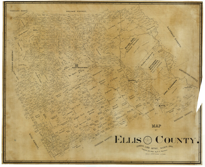 4941, Map of Ellis County, General Map Collection