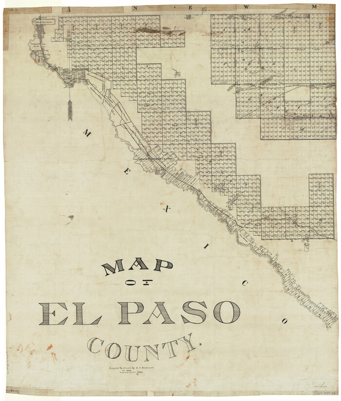4942, Map of El Paso County, General Map Collection