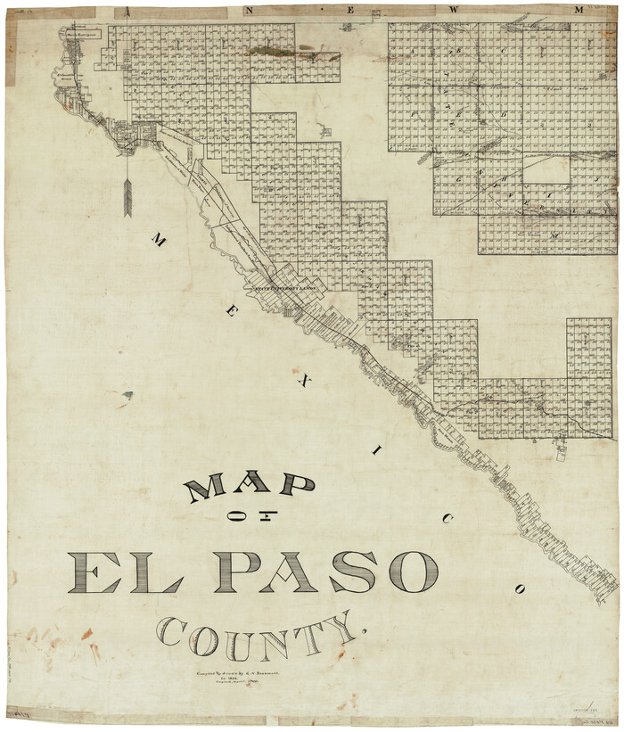 4942, Map of El Paso County, General Map Collection