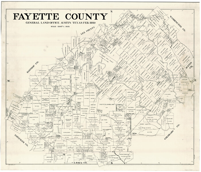 4945, Fayette County, General Map Collection