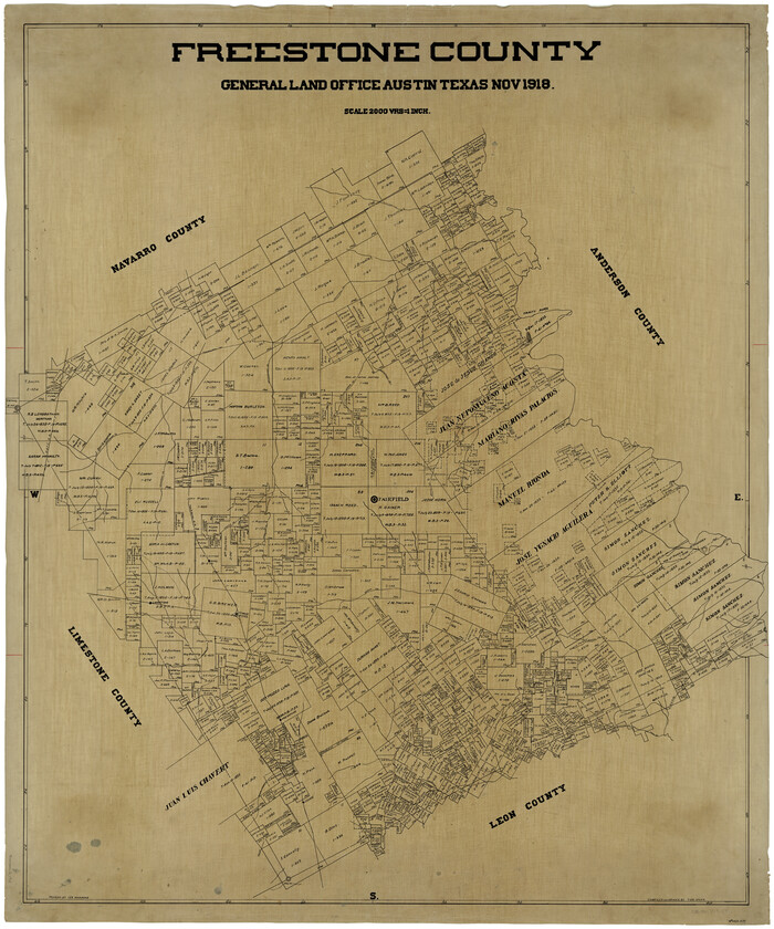 4951, Freestone County, General Map Collection