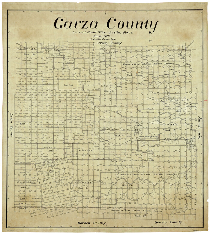4955, Garza County, General Map Collection
