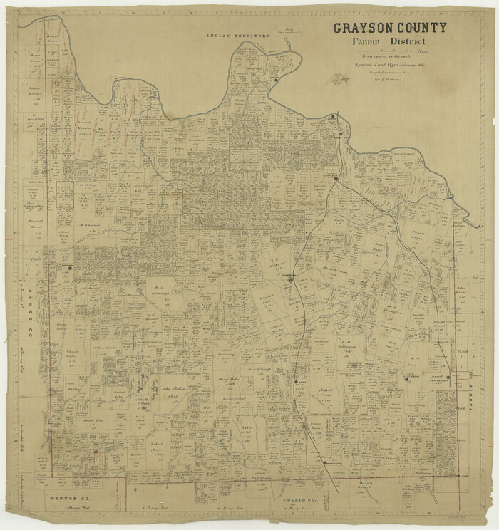 4961, Grayson County Fannin District, General Map Collection