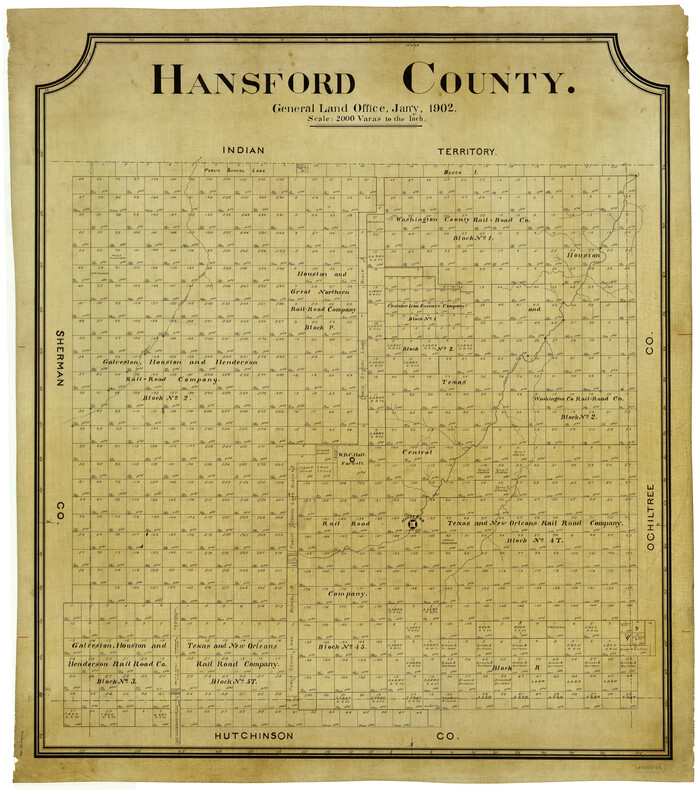 4969, Hansford County, General Map Collection