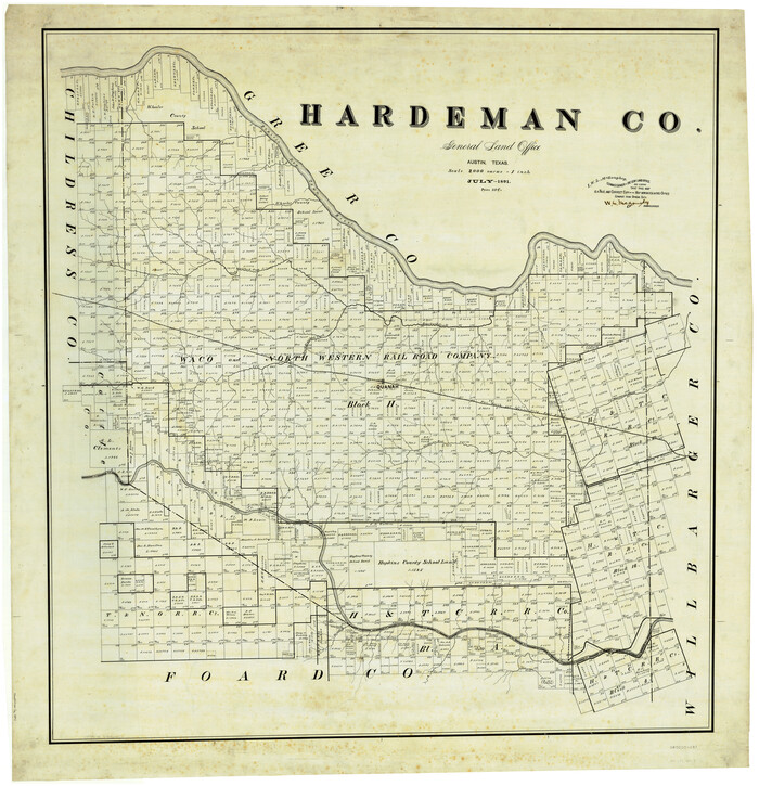 4970, Hardeman Co., General Map Collection