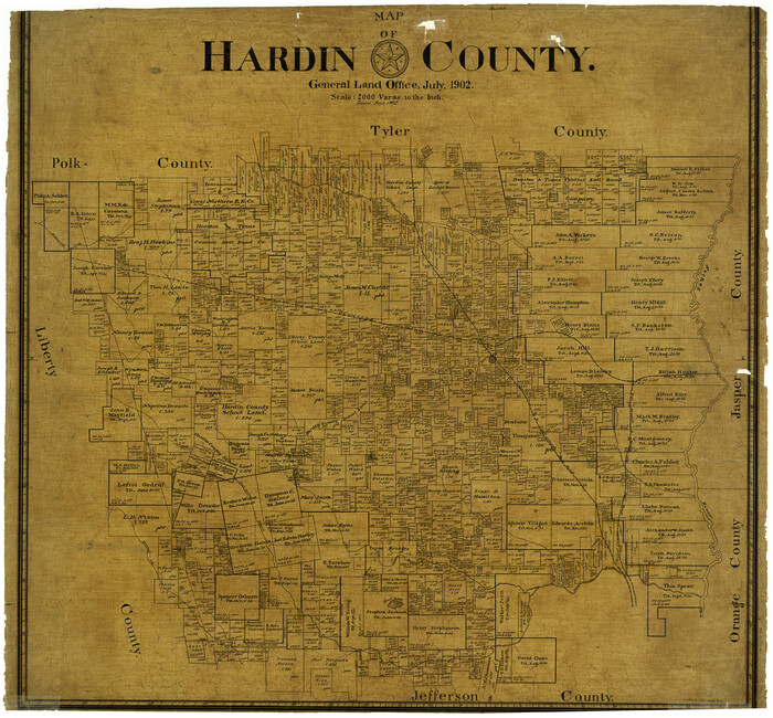 4971, Map of Hardin County, General Map Collection