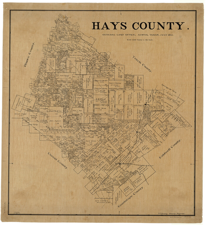 4975, Hays County, General Map Collection