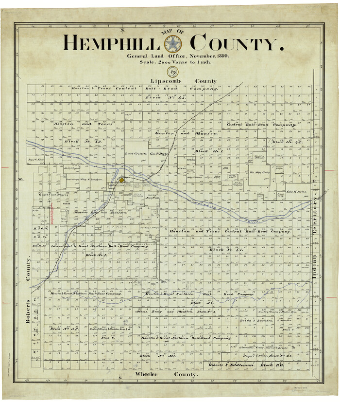 4976, Hemphill County, General Map Collection