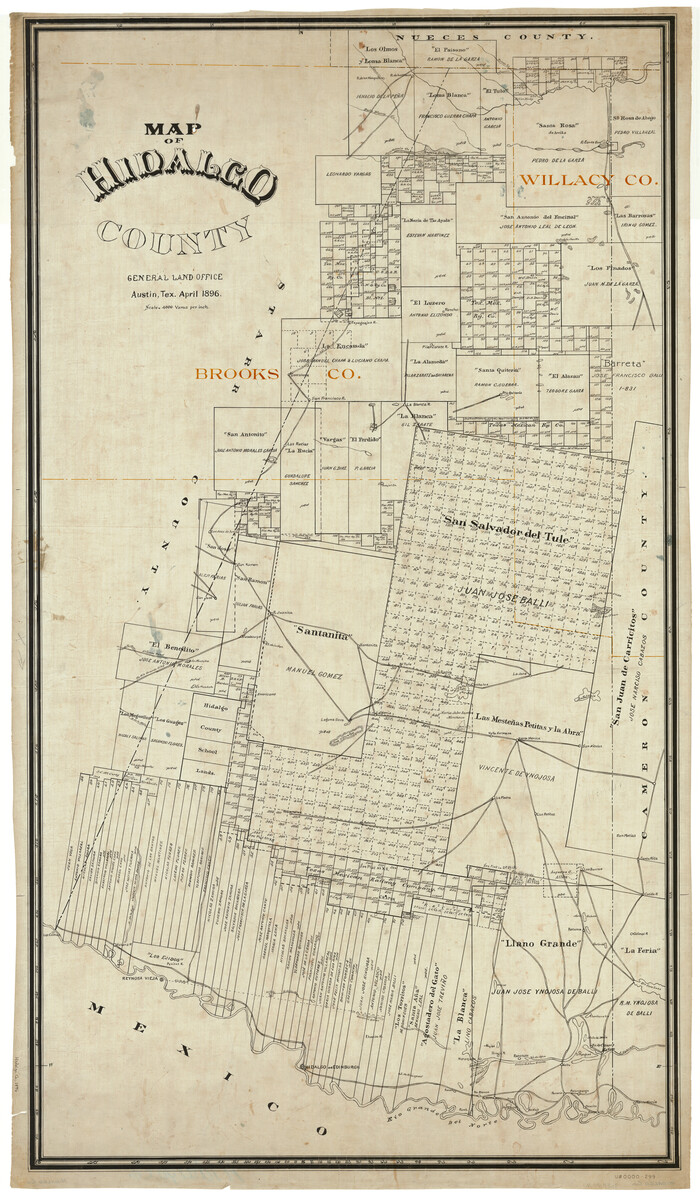 4978, Map of Hidalgo County, General Map Collection