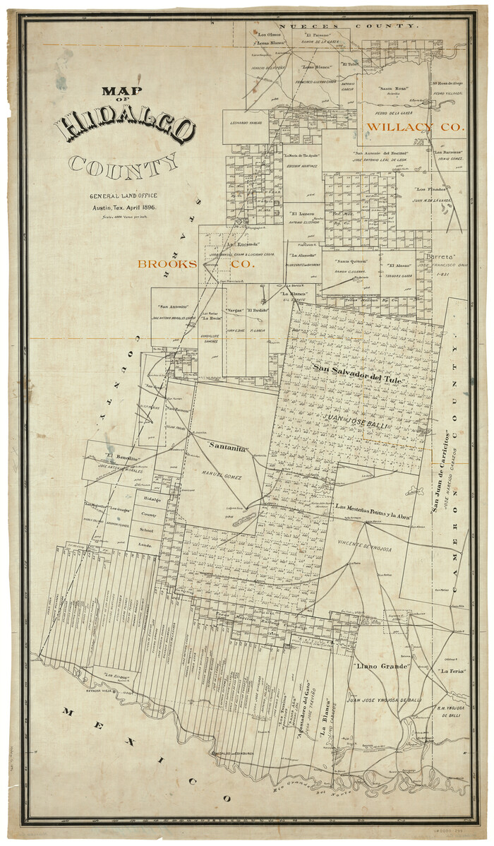 4978, Map of Hidalgo County, General Map Collection