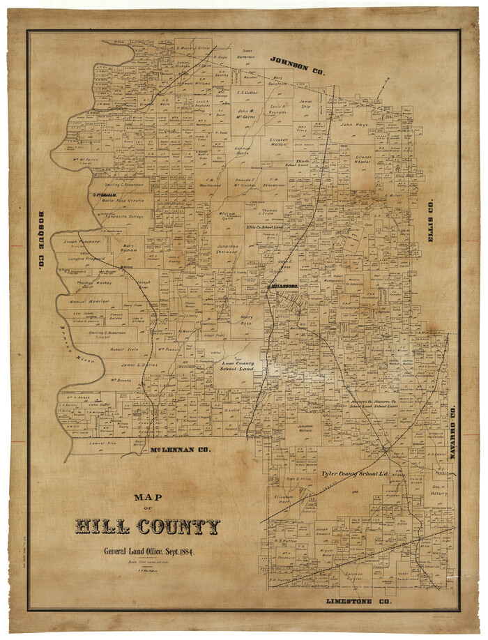 4979, Map of Hill County, General Map Collection