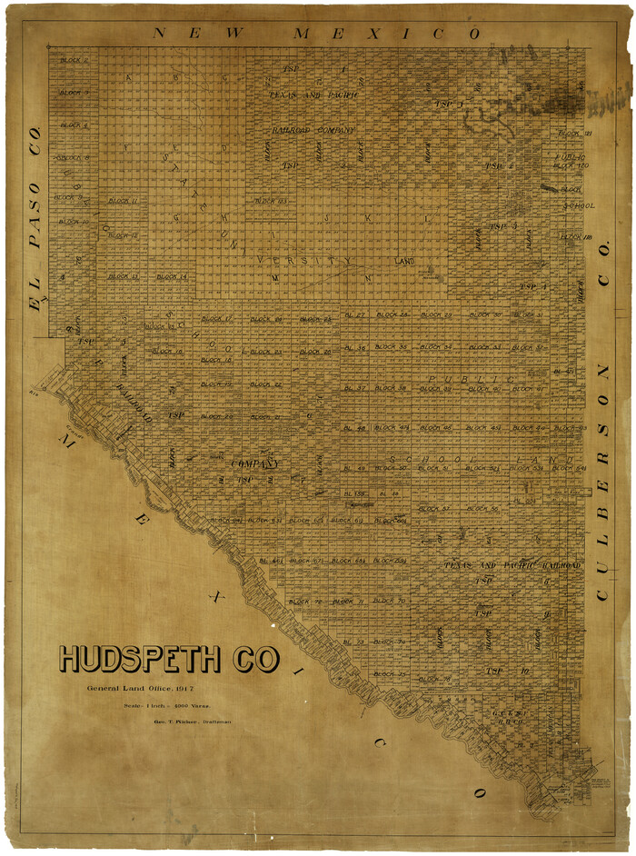 4984, Hudspeth Co., General Map Collection