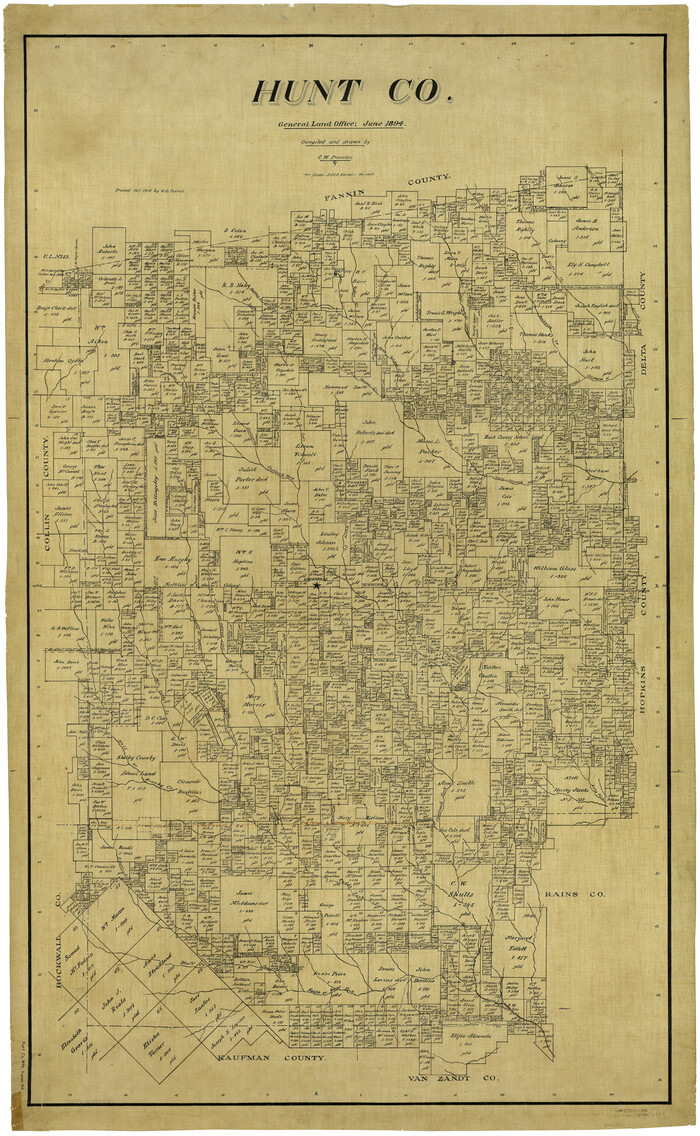 4985, Hunt Co., General Map Collection
