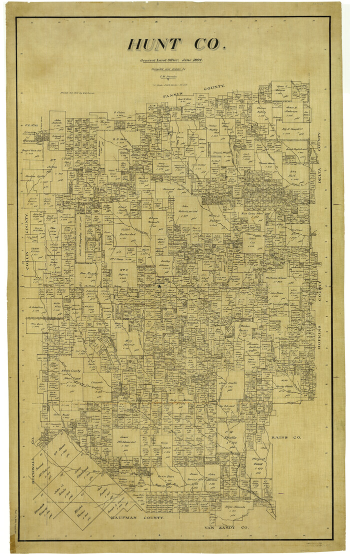 4985, Hunt Co., General Map Collection