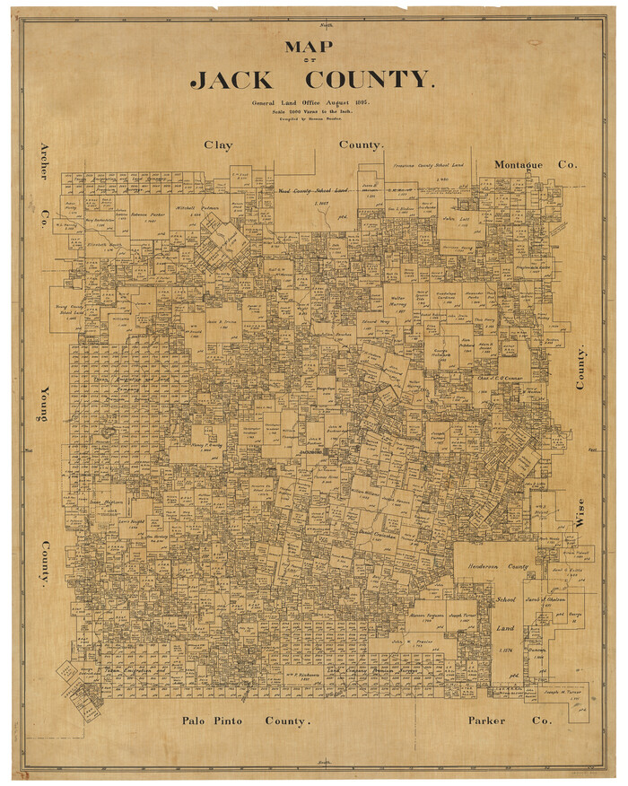 4988, Map of Jack County, General Map Collection