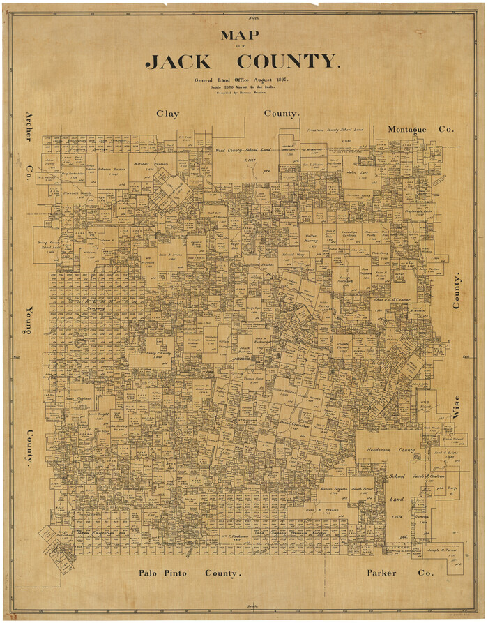 4988, Map of Jack County, General Map Collection