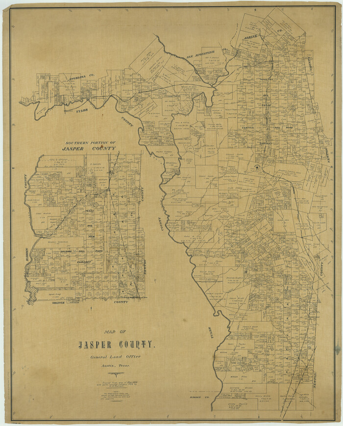 4990, Map of Jasper County, General Map Collection
