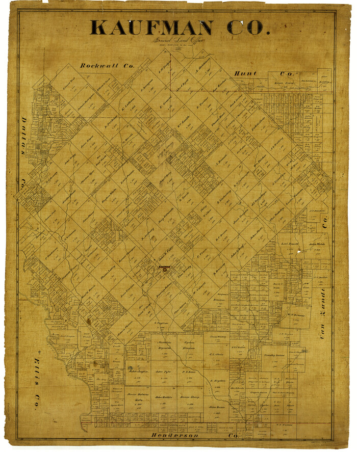 4998, Kaufman Co., General Map Collection