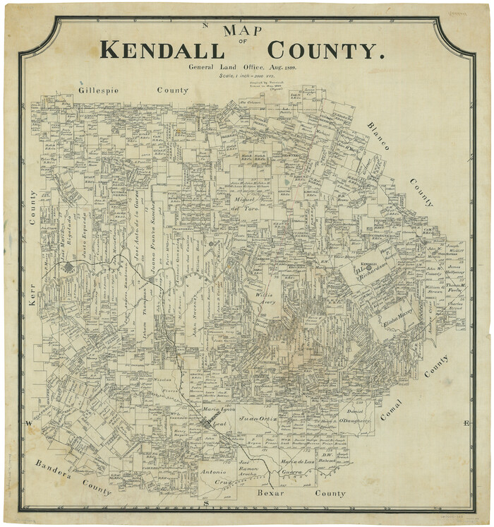 4999, Map of Kendall County, General Map Collection