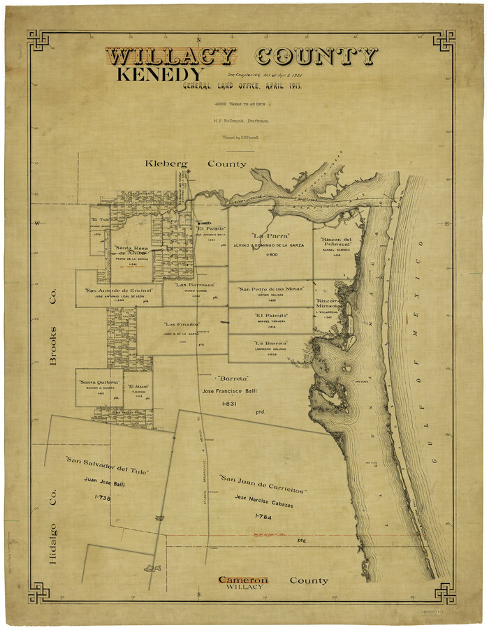 5000, Kenedy County, General Map Collection