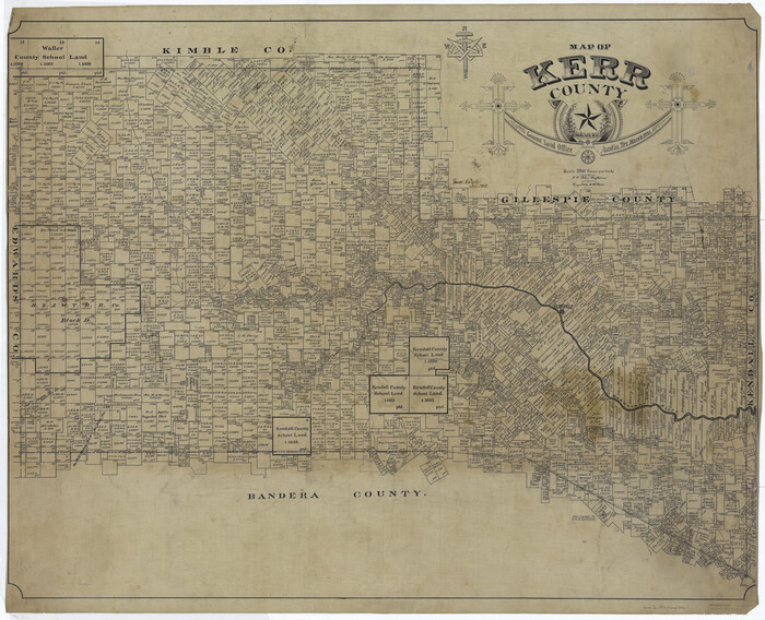 5002, Map of Kerr County, General Map Collection