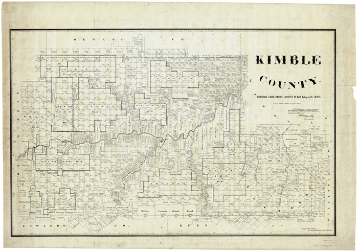 5003, Kimble County, General Map Collection
