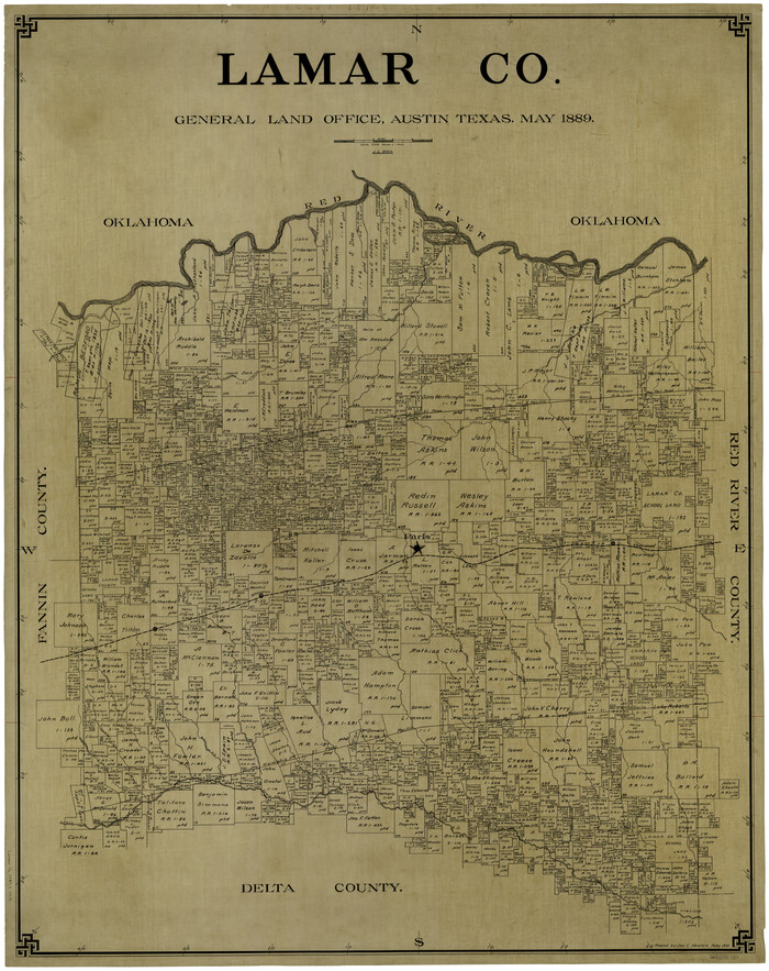 5008, Lamar Co., General Map Collection