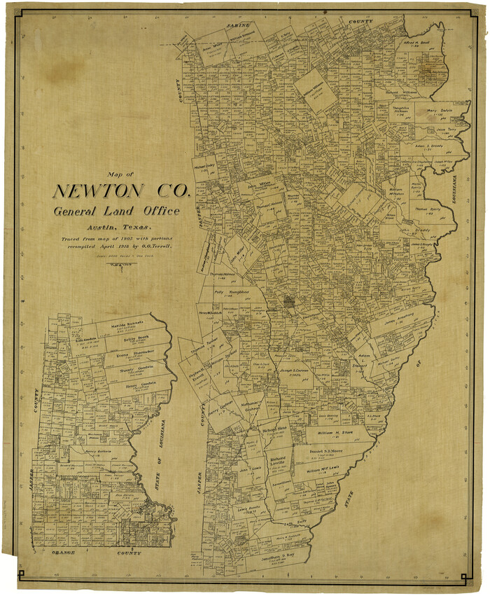 5020, Map of Newton Co., General Map Collection