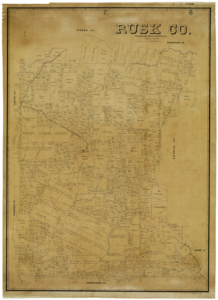 5025, Rusk Co., General Map Collection
