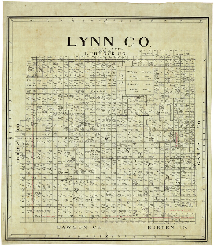 5028, Lynn Co., General Map Collection
