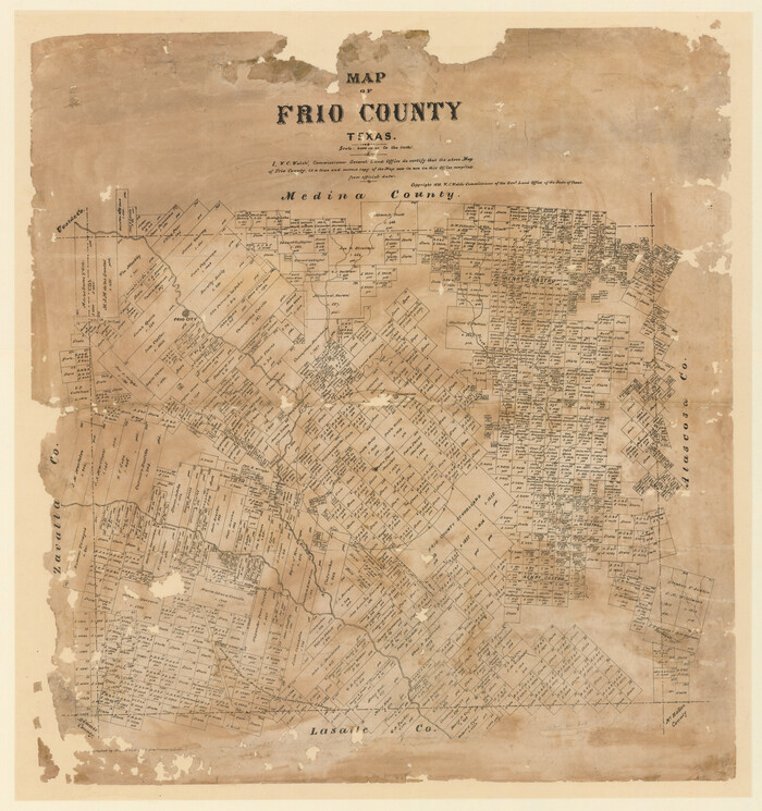 5032, Map of Frio County, Texas, Maddox Collection