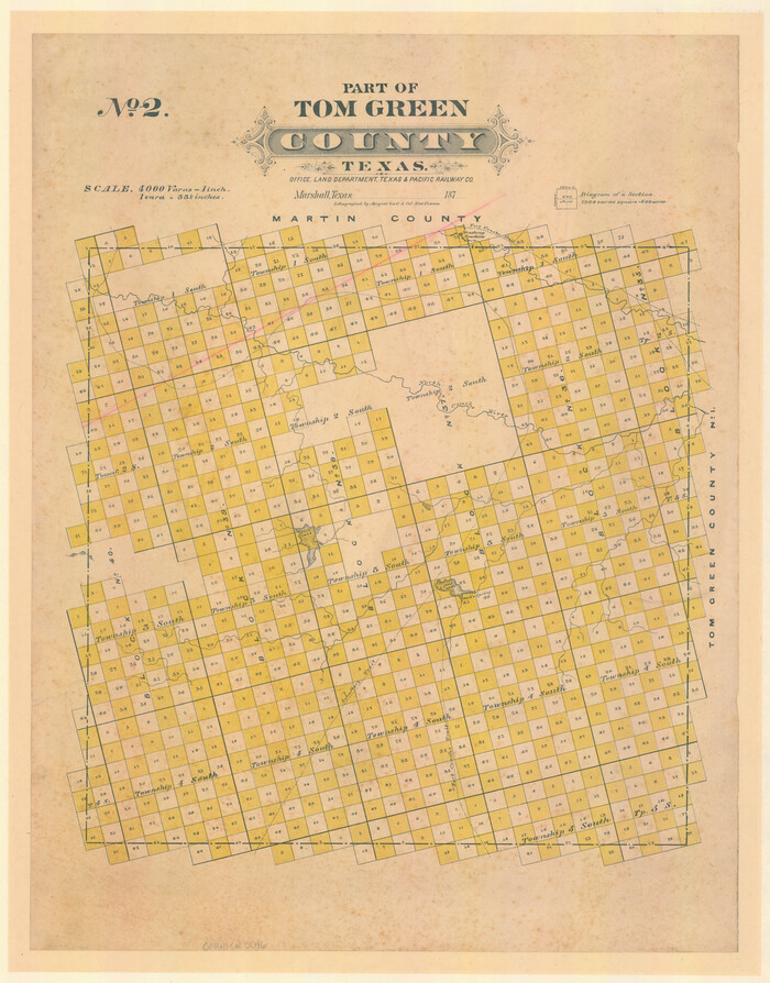 5046, Part of Tom Green County, Texas (No. 2), Maddox Collection