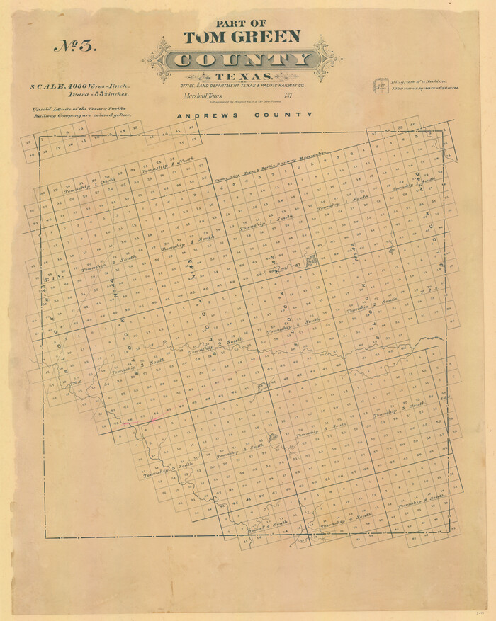 5047, Part of Tom Green County, Texas (No. 3), Maddox Collection