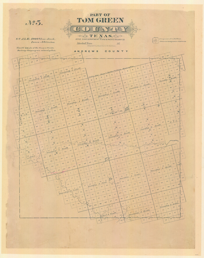 5047, Part of Tom Green County, Texas (No. 3), Maddox Collection
