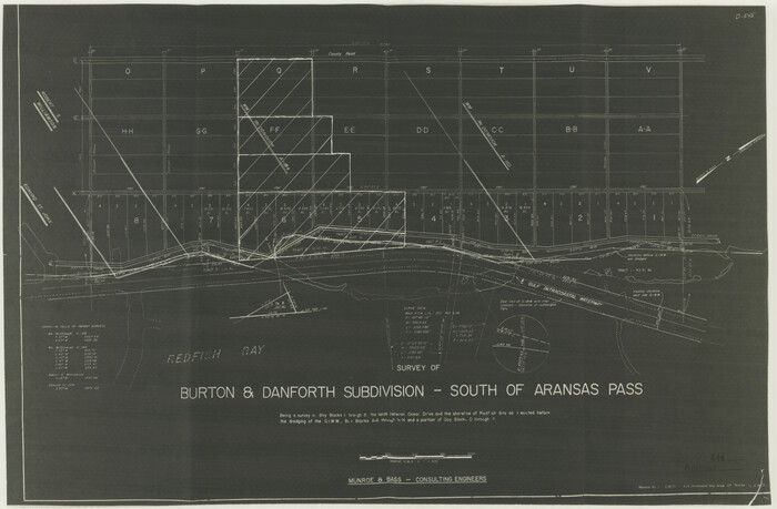 5062, Aransas County Rolled Sketch 24A, General Map Collection