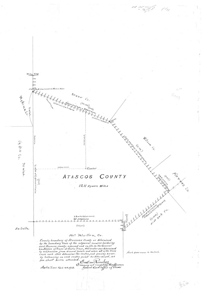 5088, Atascosa County Rolled Sketch 5, General Map Collection