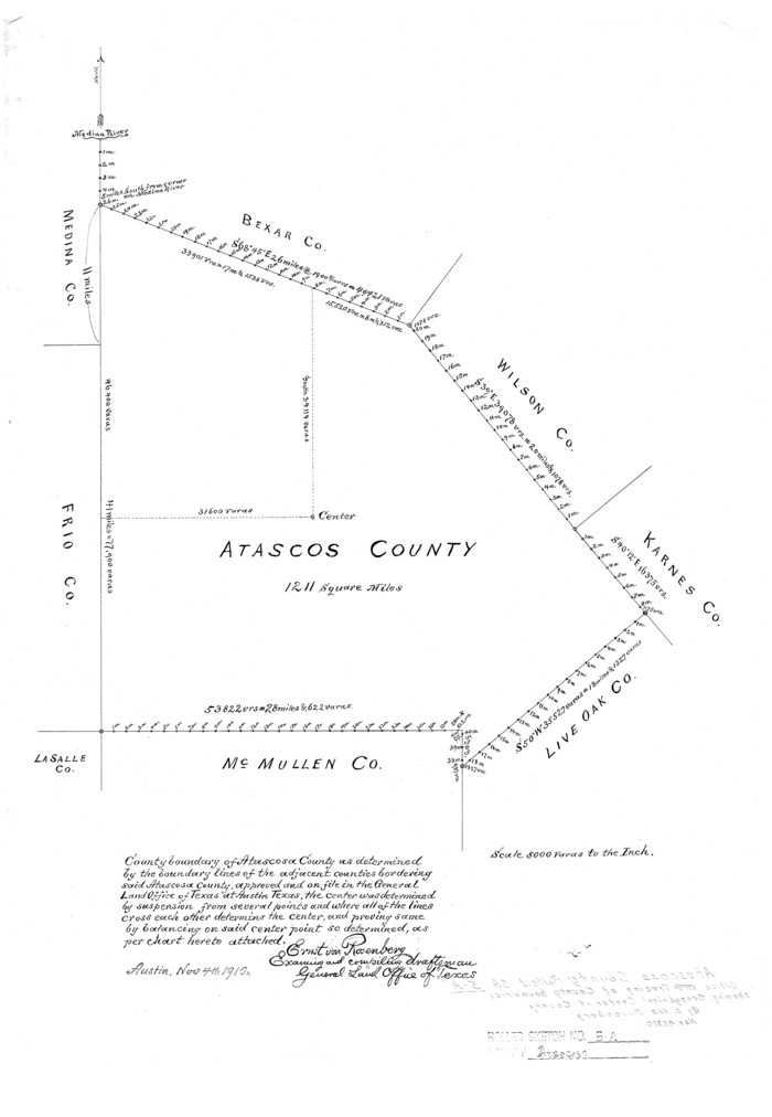 5089, Atascosa County Rolled Sketch 5A, General Map Collection