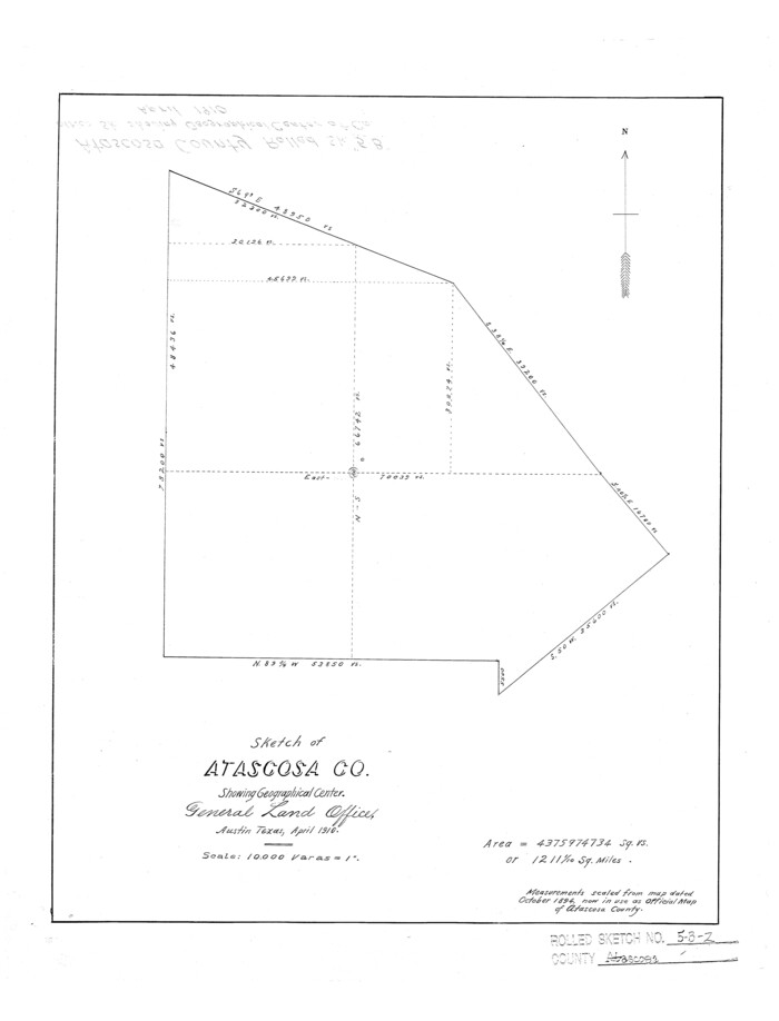 5091, Atascosa County Rolled Sketch 5B2, General Map Collection