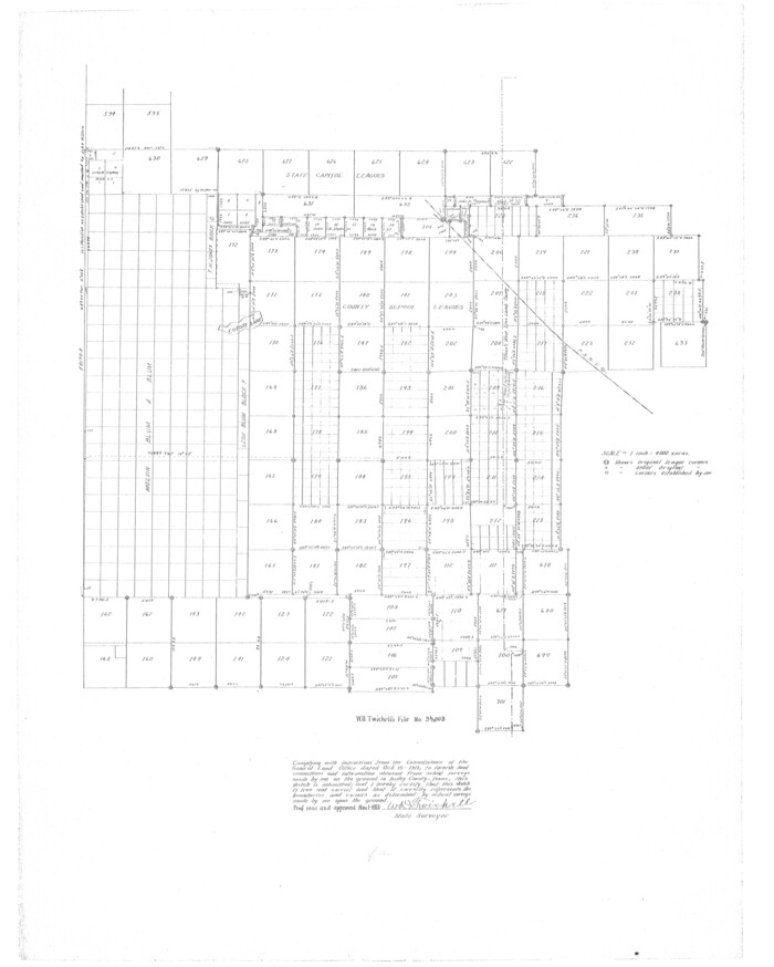 5109, Bailey County Rolled Sketch 2, General Map Collection