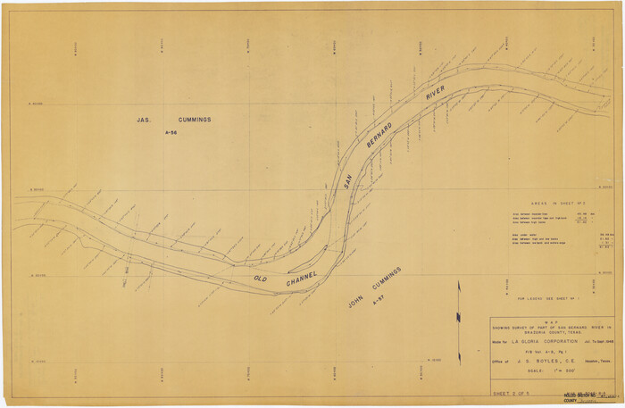 5183, Brazoria County Rolled Sketch 49, General Map Collection