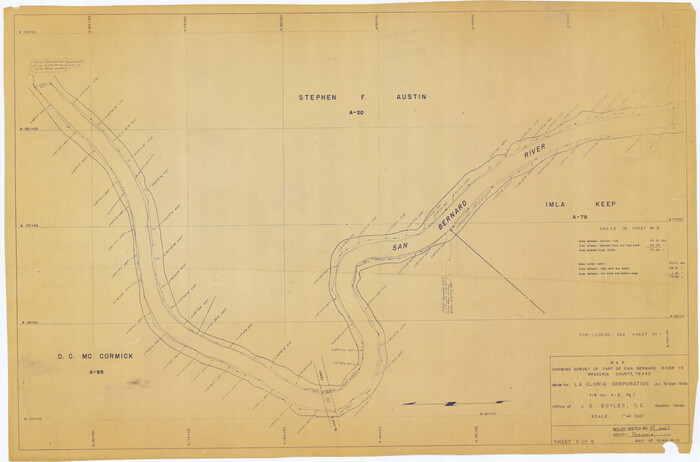5186, Brazoria County Rolled Sketch 49, General Map Collection