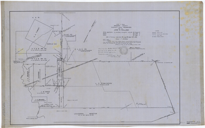 5189, Brazoria County Rolled Sketch AM, General Map Collection