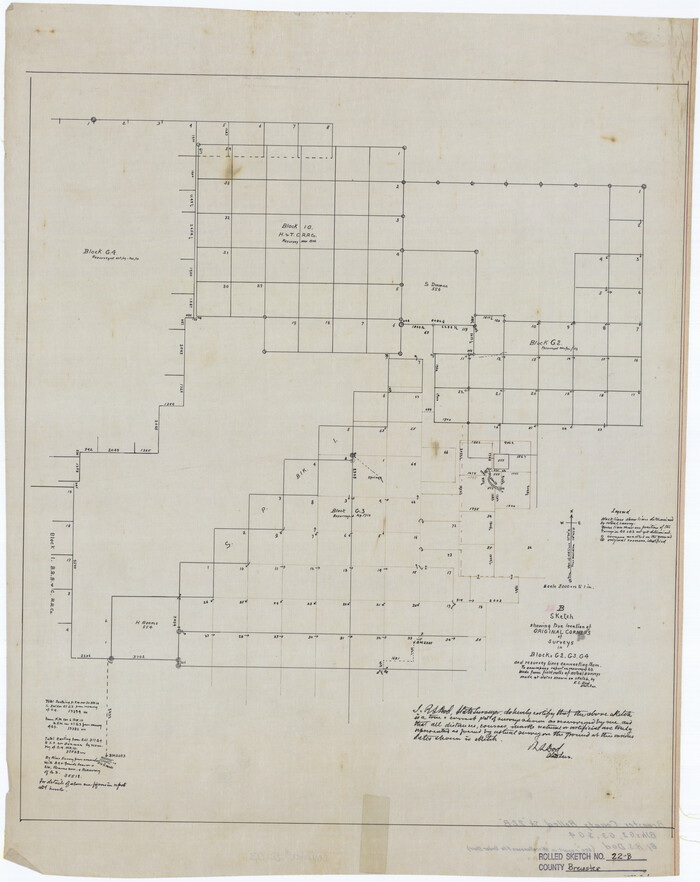 5203, Brewster County Rolled Sketch 22B, General Map Collection