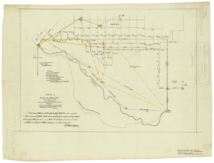 5208, Brewster County Rolled Sketch 24A, General Map Collection
