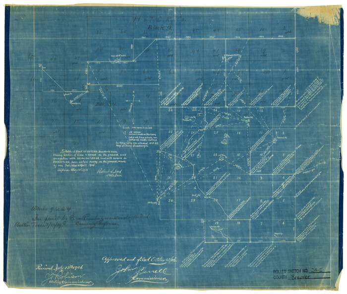 5212, Brewster County Rolled Sketch 24E, General Map Collection
