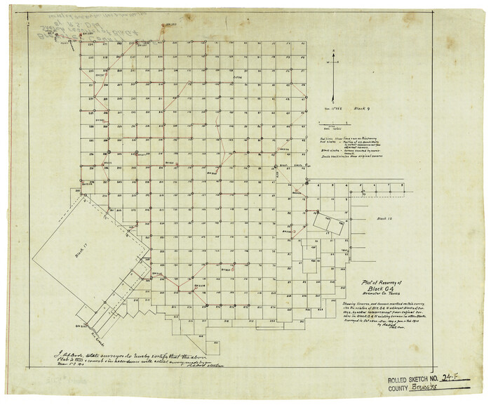 5213, Brewster County Rolled Sketch 24F, General Map Collection
