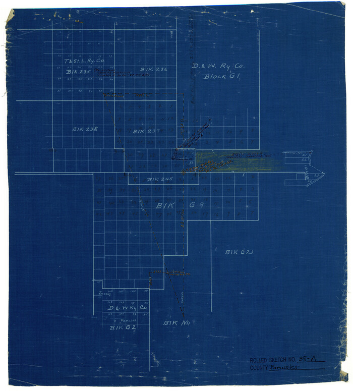 5219, Brewster County Rolled Sketch 38A, General Map Collection