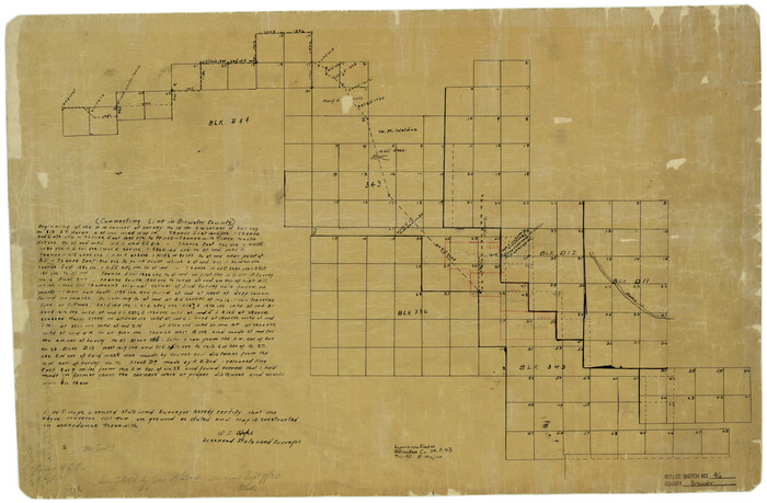 5222, Brewster County Rolled Sketch 46, General Map Collection
