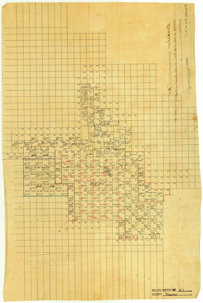 5322, Brewster County Rolled Sketch K1, General Map Collection